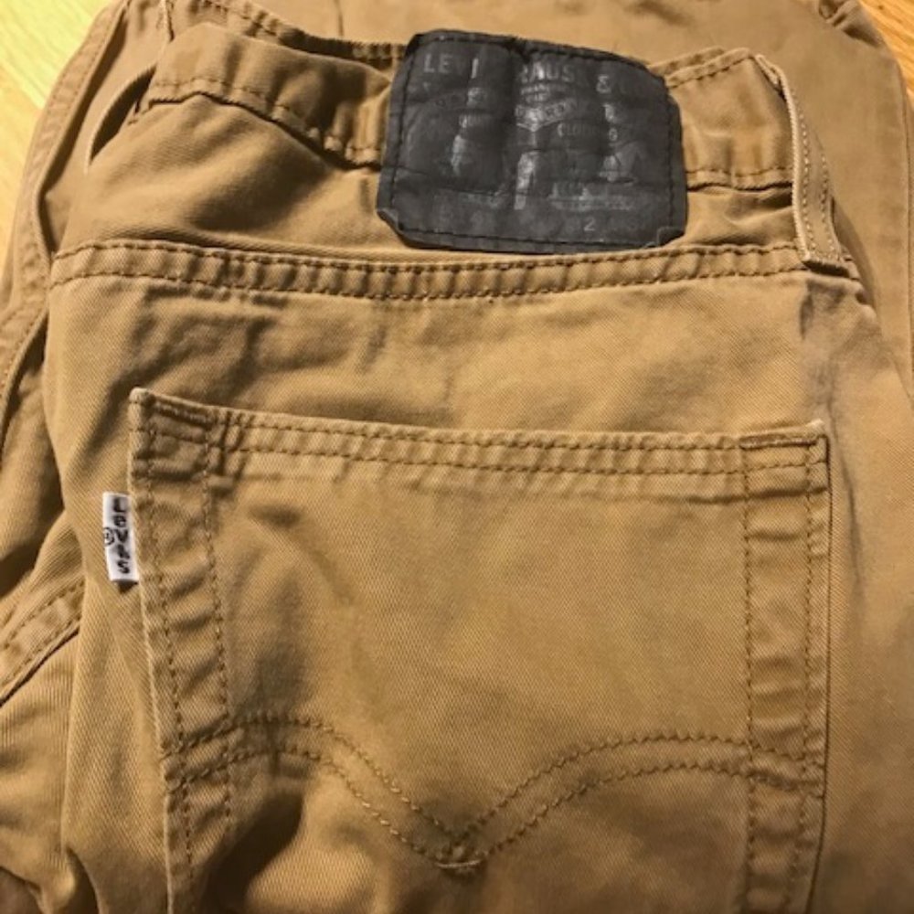 Mens Levis 514 tan jeans  W32 L34